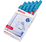 Marqueur chevalet edding 385 pointe pinceau bleu clair