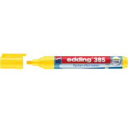 Marqueur chevalet edding 385 pointe pinceau jaune