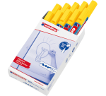 Marqueur chevalet edding 385 pointe pinceau jaune