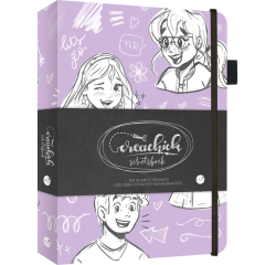 Carnet de croquis CreaChick lilas
