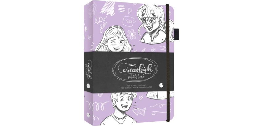 CreaChick Lilac Sketchbook