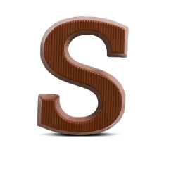 Lettre en chocolat S Van Dijk lait 40 grammes