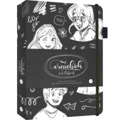 Carnet de croquis CreaChick Black