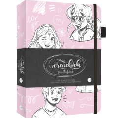 Carnet de croquis CreaChick Pink