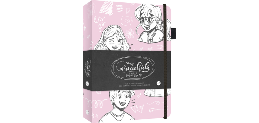 CreaChick Pink Skizzenbuch