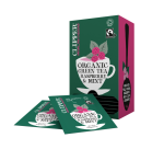 Thé Clipper green raspberry mint bio 25 sachets