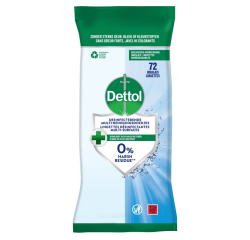 Reinigingsdoekjes Dettol antibacterieël Cleanser 72stuks