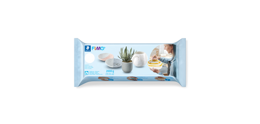 Pâte à modeler Fimo Air 2000g blanc