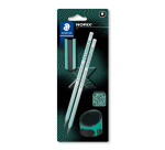 Staedtler Norix HB Bleistift Blister 2 Stück grün-schwarz