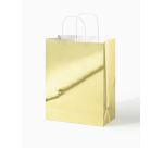 Gift bag Folia gold kraft 24x31x12cm 20 pieces