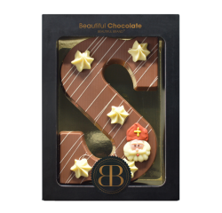 Lettre en chocolat S BB Luxe lait 220g