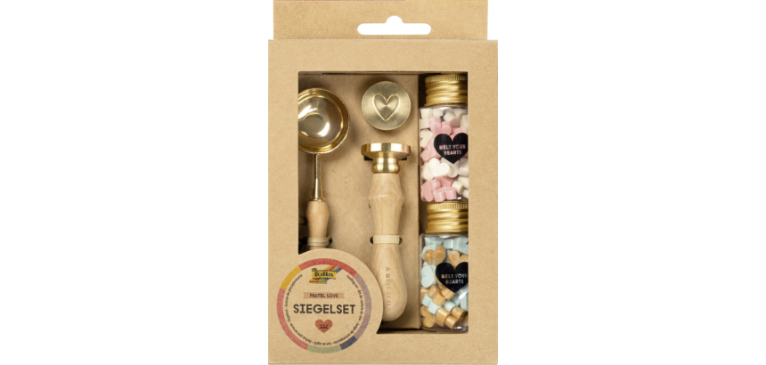 Waxzegelset Folia Pastel Love