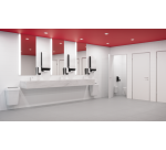 Katrin 89727 Extra Large white hand towel dispenser
