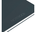 Cahier à spirale Oxford International Notebook A4+ ligné 160 pages noir