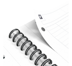 Cahier à spirale Oxford International Notebook A4+ ligné 160 pages bleu