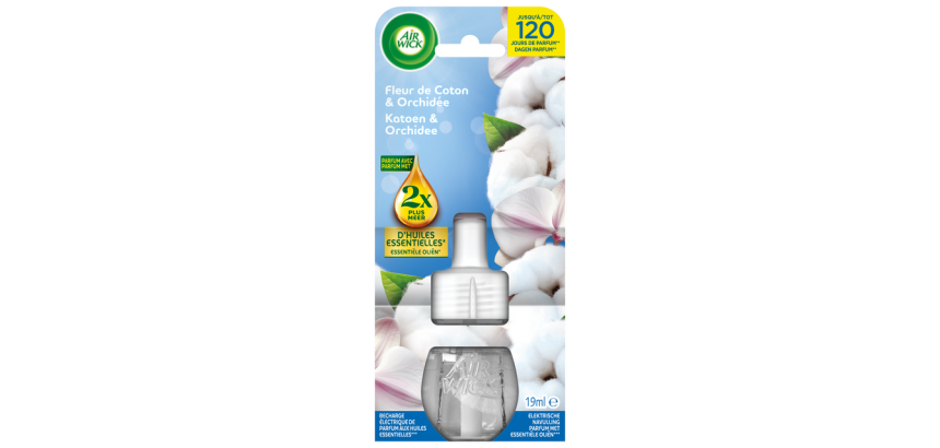 Luchtverfrisser AirWick Electrical Cotton flower refill 19ml