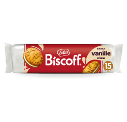 Biscuits Lotus Biscoff sandwich vanille 15 pièces