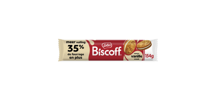 Lotus Biscoff vanilla sandwich cookies 15 pieces