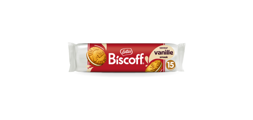 Biscuits Lotus Biscoff sandwich vanille 15 pièces