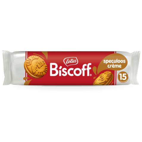 Koekjes Lotus Biscoff sandwich speculooscreme 15 stuks