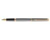 Stylo plume Waterman Hémisphère Fashion Colors Metallic Grey GT Fin