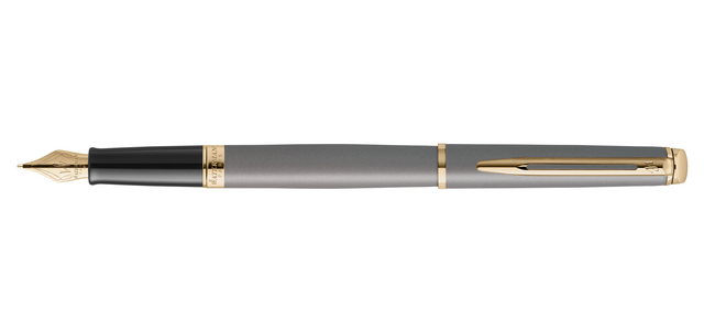 Waterman Hemisphere Fashion Colors Metallic Grey GT Fine Fountain Pen