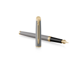 Waterman Hemisphere Fashion Colors Metallic Grey GT Fine Fountain Pen