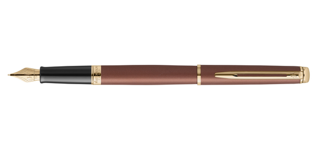 Stylo plume Waterman Hémisphère Fashion Colors Metallic Copper GT Fin