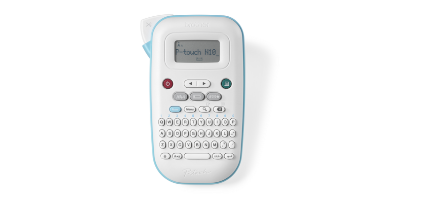 Labelprinter Brother P-touch Btag PT-N10 draagbaar qwerty 12mm wit