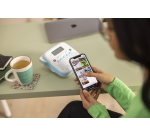 Imprimante étiquettes Brother P-touch Btag PT-N25BT bureau qwerty 12mm blanc