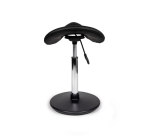 Standard black ergonomic rocking office stool