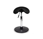 Standard black ergonomic rocking office stool