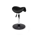 Standard black ergonomic rocking office stool
