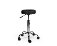 Tabouret Office Standard avec ressort à gaz roulette dure noir