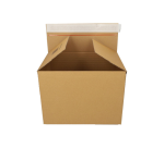 IEZZY Quickbox Shipping Box Adjustable Height 460x309x180-300mm can-B Brown 10 Pieces
