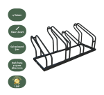 Fietsenrek BRASQ  4 fietsen BS400 zwart