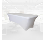 Tafelrok BRASQ 183x76x74cm wit