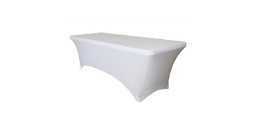 Tafelrok BRASQ 183x76x74cm wit