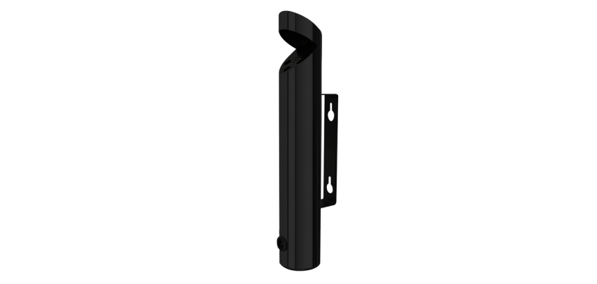 Wall ashtray BRASQ AT200 black stainless steel