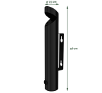 Wall ashtray BRASQ AT200 black stainless steel