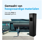 Poubelle avec cendrier BRASQ 20L AT400 noir