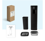 Poubelle avec cendrier BRASQ 20L AT400 noir