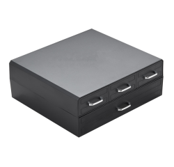 Boîte à capsules café BRASQ CD400 noir