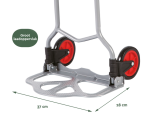 Diable BRASQ pliable HT60 inclus tendeur 60kg