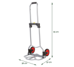 Diable BRASQ pliable HT60 inclus tendeur 60kg