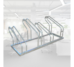 Fietsenrek BRASQ  4 fietsen BS400 zilver