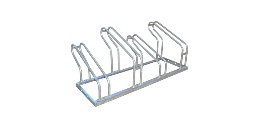 Fietsenrek BRASQ  4 fietsen BS400 zilver