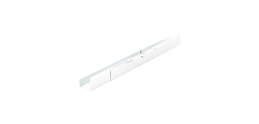 Verstellbare Kabelrinne BRASQ 75-150cm CT100 weiß