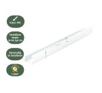 Chemin de câbles BRASQ réglable 75-150cm CT100 blanc