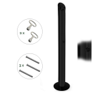 Cendrier colonne BRASQ AT300 inox noir